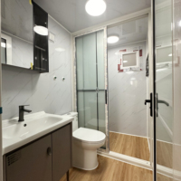 Maison conteneur modulaire préfabriquée en acier de 20 pieds de haute qualité, extensible, moderne, de luxe, pliable, portable, mini-villa, hôtel