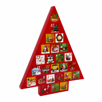 Individueller Adventskalender Leere Luxus-Karton-Geschenkverpackung für Kosmetik Countdown Weihnachts-Adventskalender-Box