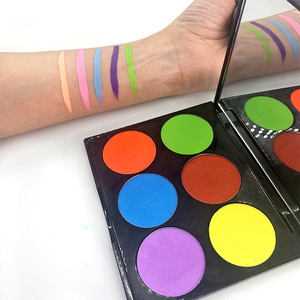 6 Colors Cake Uv Pastel Neon Water Activated Eyeliner <strong>Glow</strong> <strong>in</strong> <strong>the</strong> <strong>Dark</strong> Eye Liner Private Label Oem - Product Image 1