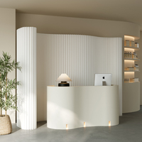 Cloison pliante en papier kraft alvéolé personnalisable, séparateur de pièce flexible pour événements d'entreprise et expositions