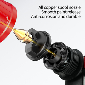 Prise professionnelle dans la capacité du <span class=keywords><strong>pistolet</strong></span> de pulvérisation <span class=keywords><strong>électrique</strong></span> 1200ml pour la Machine de peinture en aérosol de <span class=keywords><strong>vernis</strong></span> de peinture d'émulsion de peinture - Product Image 4
