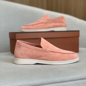 Scarpe da <span class=keywords><strong>uomo</strong></span> Casual da donna in pelle scamosciata con tendine di mucca morbide Sole da Jogging mocassini taglie forti per il commercio estero - Product Image 5