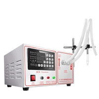 Petite machine de remplissage de liquides CNC, remplisseuse automatique quantitative de bouteilles, haute précision, grand débit pour les spiritueux, les boissons, le savon liquide