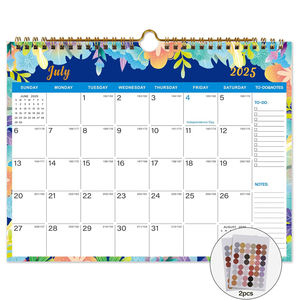 Индивидуальные новогодние и рождественские подарки 18 месяцев планировщик настенный календарь July 2025 - <span class=keywords><strong>December</strong></span> 2026 календарь для семей с наклейками - Product Image 2
