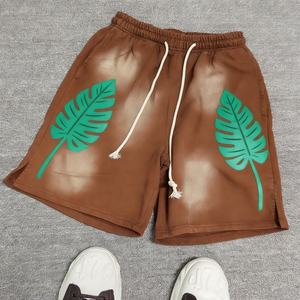 Pantalones Cortos Personalizados de Algodón Pesado 100% Chino, 400 g/m², con Estampado Serigrafiado, Lavado Ácido Vintage para Hombre - Product Image 2