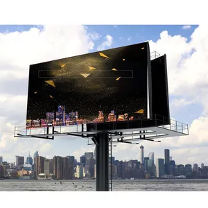 CE ticari açık reklam elektronik P10 enerji tasarrufu reklam büyük led ekran reklam panoları