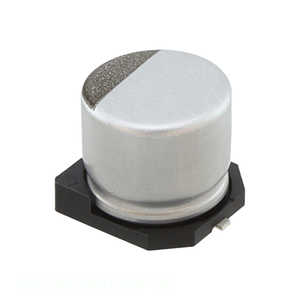 Distribuidor Autorizado EMZJ160ARA101MF61G Condensador de Aluminio 100uF 20% 16V SMD 100 uF Condensador de Montaje Superficial - Product Image 1