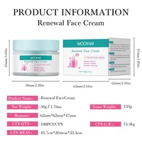 Crème Visage Rénovatrice de la Peau Nourrissante en Profondeur Réduit les Taches Brunes les Taches de Rousseur Crème Visage Éclaircissante pour l'Éclat de la Peau