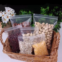 Sacs refermables transparents en PE avec fermeture éclair, pochettes d'emballage polyvalentes en plastique transparent pour usage commercial, petits sacs à fermeture éclair pour entreprises