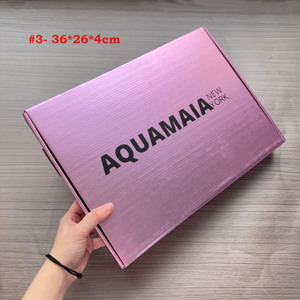 Eastmoon giá rẻ sang trọng tinh tế bạc lá các tông tùy chỉnh Hộp Quà Tặng sóng vận chuyển bao bì Hộp gấp hộp bưu phẩm - Product Image 3