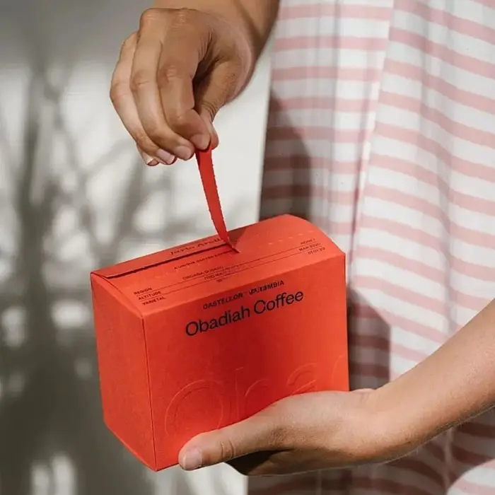 Oem fabrika özel yaratıcı katlanır ambalaj şeker kahve çekirdeği çay poşeti kağit kutu Logo ile