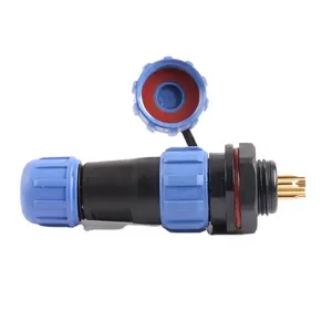 SP dove connector circular waterproof connector aviation plug nut SP TS13 7-core male female docking plug