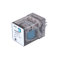 Relay Elektromagnetik Miniatur DAQCN 220VAC untuk Kegunaan Umum 60.13 Tipe Finder dengan Proteksi Tertutup