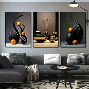 Modern Luxury Nordic Marble Pattern Abstract Light <strong>Geometric</strong> Canvas Paintings <strong>Posters</strong> Art Oil Digital Framed Gift Cotton Paper - Product Image 2