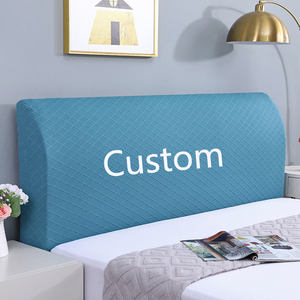 Custom Elastic Velvet Solid Color Microfiber Soft Dustproof Bed <strong>Headboard</strong> <strong>Cover</strong> For Decoration - Product Image 3