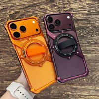 Casing Ponsel Magnetik Z Shell Grosir Mewah Kompatibel untuk iPhone 18 17 Pro Max dengan Cincin Logam, Anti Guncangan, dan Anti Jatuh