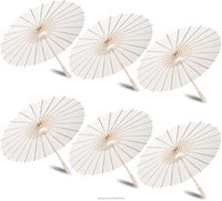 Parasol en bambou artisanal haut de gamme, mini parapluie en bois personnalisé, parapluie en papier blanc pour mariage