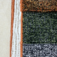 Tissu d'ameublement en chenille douce et moelleuse, antistatique, durable, luxueux, 100% polyester, pour meubles d'hôtel, textile