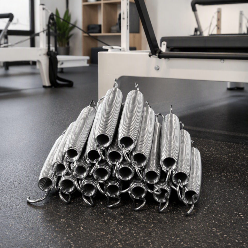Caiyin 10 lb Galvanized Steel Coil Reformer Springs for Pilates ...