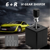 Sim Jack Volant de Course Mécanique Simulateur de Jeu Automobile avec Contrôleurs et Levier de Vitesse USB
