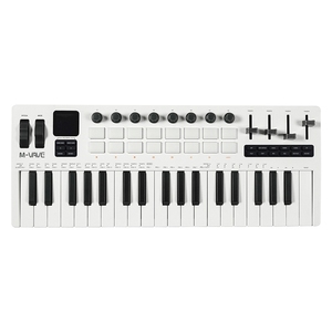 Synthétiseur Clavier MIDI Professionnel Portable Numérique Rechargeable 37 Touches pour l'Arrangement Musical en Studio - Product Image 5