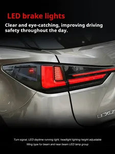 ไฟท้ายรถสำหรับ <span class=keywords><strong>Lexus</strong></span> <span class=keywords><strong>RX</strong></span> RX300H RX400 <span class=keywords><strong>200T</strong></span> 2016-2022ไฟท้าย LED แบบไดนามิกชุดประกอบไฟท้ายรถยนต์ผ่านไฟท้าย - Product Image 3