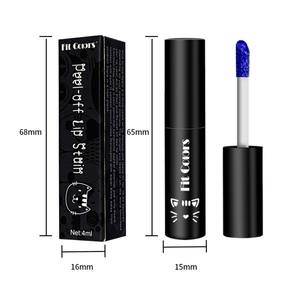Fit Colors di alta qualità di lunga durata non grasso <span class=keywords><strong>Magic</strong></span> Matte Blue Lip Tattoo 5 colori Peel Off Lip Stain - Product Image 1