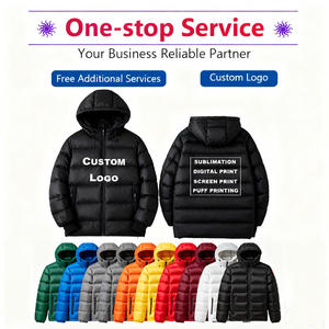 Giacca in Piuma d'Oca di Alta Qualità per <span class=keywords><strong>Uomo</strong></span>, Design di Lusso, Corta con Cappuccio, Impermeabile, Invernale, Vendita all'Ingrosso - Product Image 3