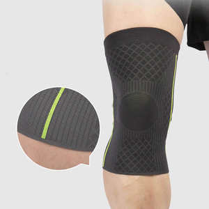 Protector de <span class=keywords><strong>Rodilla</strong></span> Elástico 3D Personalizable, Tejido de Una Pieza, Ajuste Elástico en Cuatro Lados, Nailon, para Deportes - Product Image 2