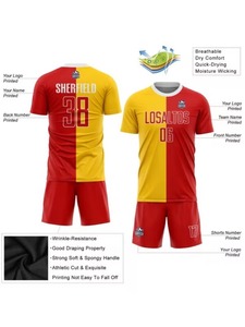 <b>T</b>-<b>shirt</b> and soccer jersey sets are available for customization at our clothing factory.F10 - Product Image 2