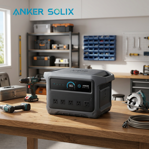 Station d'alimentation Anker Solix C1000X Gen2 1024Wh 2000W LiFePO4 avec application intelligente, recharge en 49 min, étanche IP65, pour situations d'urgence, UKCE - Product Image 1