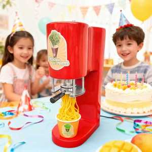 Máquina de Helados y Espaguetis de Acero Inoxidable Fácil de Limpiar, Máquina Automática para Hacer Gelato para Heladería - Product Image 1