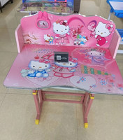 Table d'étude à motif simple pour bureau à domicile, école et appartement, idéale pour chambre familiale, salon et bureau d'enfant