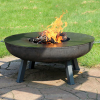 Brasero suspendu en acier Corten sur trépied pour feu de bois, pour extérieur, camping, jardin, vente en gros, OEM