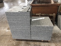 Dalles de granit gris PerfectStone 603, flammées, pour pavage extérieur, pour projets de construction de paysages et de bâtiments commerciaux
