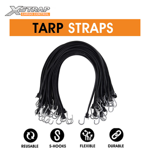 Xstrap 31 pouces <span class=keywords><strong>bâche</strong></span> en caoutchouc sangle extensible cordon <span class=keywords><strong>élastique</strong></span> robuste avec crochets en S <span class=keywords><strong>pour</strong></span> une fixation sûre - Product Image 3