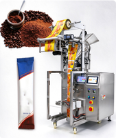 Machine de remplissage et de scellage automatique pneumatique sous vide pour sachets de poudre, sachets stick, sachets de lessive, café, matcha, avec alimentation manuelle
