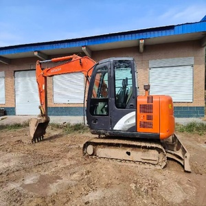 Hitachi Zx60 d'occasion Mini-pelle hydraulique originale sur chenilles Hitachi Zx60 du Japon de 6 tonnes - Product Image 1