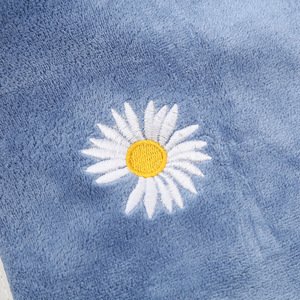 Cute Daisy Embroidered Plush <b>Towel</b> 35x75 Cm Microfiber <b>Quick</b> <b>Drying</b> Face <b>Towel</b> Colorful Household Use - Product Image 2