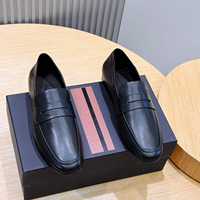 Mocassins Penny en Cuir Pleine Fleur Véritable Importé d'Italie, Souples, Légers, à Enfiler, pour le Bureau et la Marche