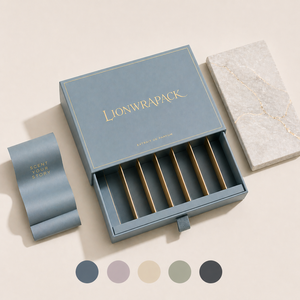 Boîte à parfum <span class=keywords><strong>en</strong></span> papier écologique avec logo personnalisé de luxe pour l'emballage, boîte cadeau certifiée FSC pour l'emballage de marques cosmétiques - Product Image 1