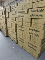 Lampu Jalan Tenaga Surya Baterai Lithium Kapasitas Tinggi 25Ah 300W LED Desain Terpisah Outdoor IP66 dengan Panel Mono 30W