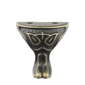 Pied de meuble en alliage de zinc M11, style traditionnel, base robuste pour meubles, boîte en bois, boîte cadeau, usage décoratif - Product Image 1