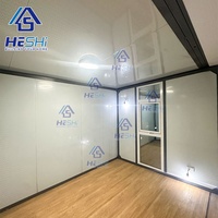Maison Conteneur Extensible Préfabriquée Personnalisée 40 pieds 30 pieds 20 pieds, Maison Préfabriquée à Deux Chambres à Coucher, Casas Prefabricadas
