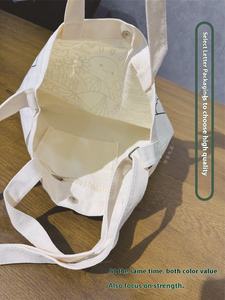 KAISEN Sacs en toile Tissu en coton de haute qualité recyclé Personnaliser Logo Canvas Sacs fourre-tout en coton - Product Image 5