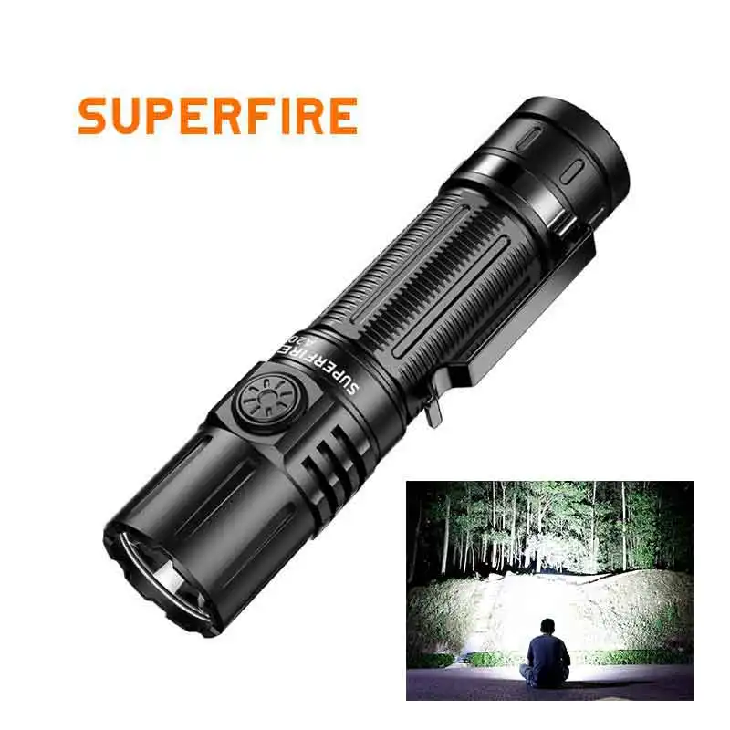 Promotional Portable Multifunction Camping Hunting Powerful High Power Super Bright EDC Torches Rechargeable LED Flashlights