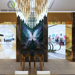 Vetrina Espositiva per Gioielli di Lusso, Vetrina in Vetro Resistente di Alta Gamma con Design Interno per Negozi di Gioielleria di Prestigio - Product Image 2