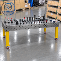 Table de soudage en fonte 3D, Plateforme de soudage modulaire D16, Banc de travail de positionnement à surface nitridée pour le soudage de précision de pièces métalliques