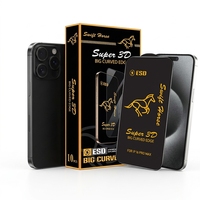 Protection d'écran en verre trempé 9H pour Samsung A17 A35 A56, couverture intégrale 9D, HD clair, anti-rayures
