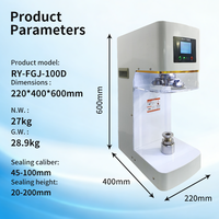 Machine de scellage de boîtes entièrement automatique |   Convient aux boissons aux fruits |   Nourriture |   Calibre et hauteur personnalisables |   RY-FGJ-100D